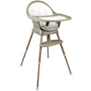 Béžová plastová jídelní židlička Quax Ultimo 62 - 92 cm