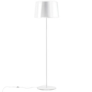 Bílá kovová stojací lampa Pedrali L001ST/BA