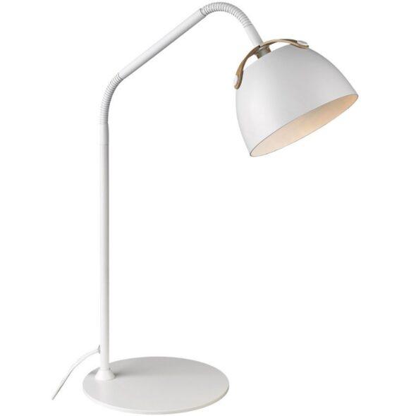 Bílá kovová stolní lampa Halo Design Oslo