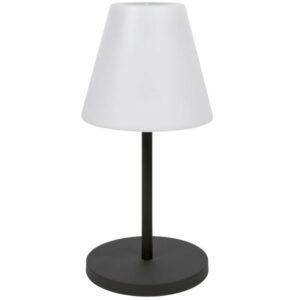 Bílá plastová zahradní stolní LED lampa Kave Home Amaray