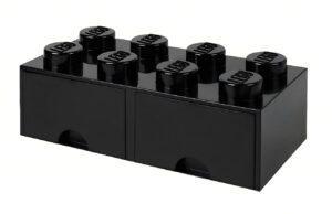 Černý úložný box LEGO® Storage 25 x 50 cm