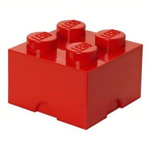 Červený úložný box LEGO® Smart 25 x 25 cm