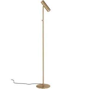 Nordic Living Zlatá kovová stojací lampa Aris 150 cm