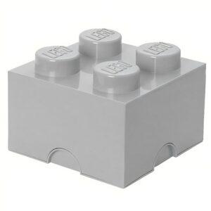 Světle šedý úložný box LEGO® Smart 25 x 25 cm