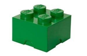 Tmavě zelený úložný box LEGO® Smart 25 x 25 cm