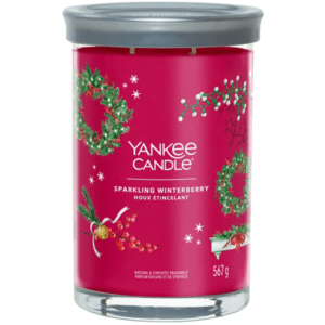 Velká vonná svíčka Yankee Candle Sparkling Winterberry Signature Tumbler