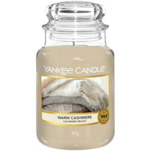 Velká vonná svíčka Yankee Candle Warm Cashmere