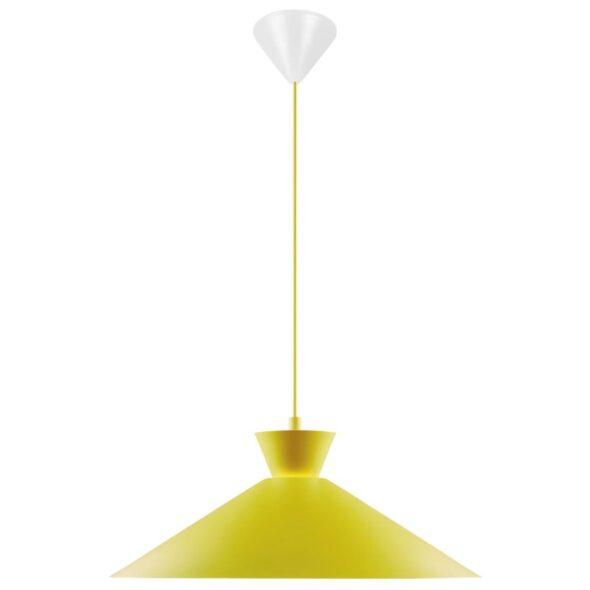 Nordlux Žluté kovové závěsné světlo Dial 45 cm